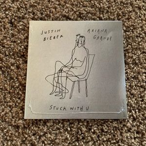 NEW Stuck With U CD Ariana Grande Justin Bieber
